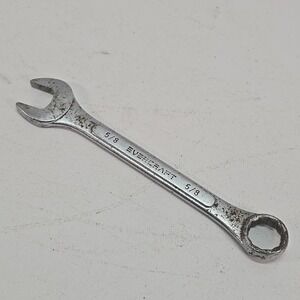 Evercraft 5/8" Combination Wrench Steel Drop Forged SAE Silver